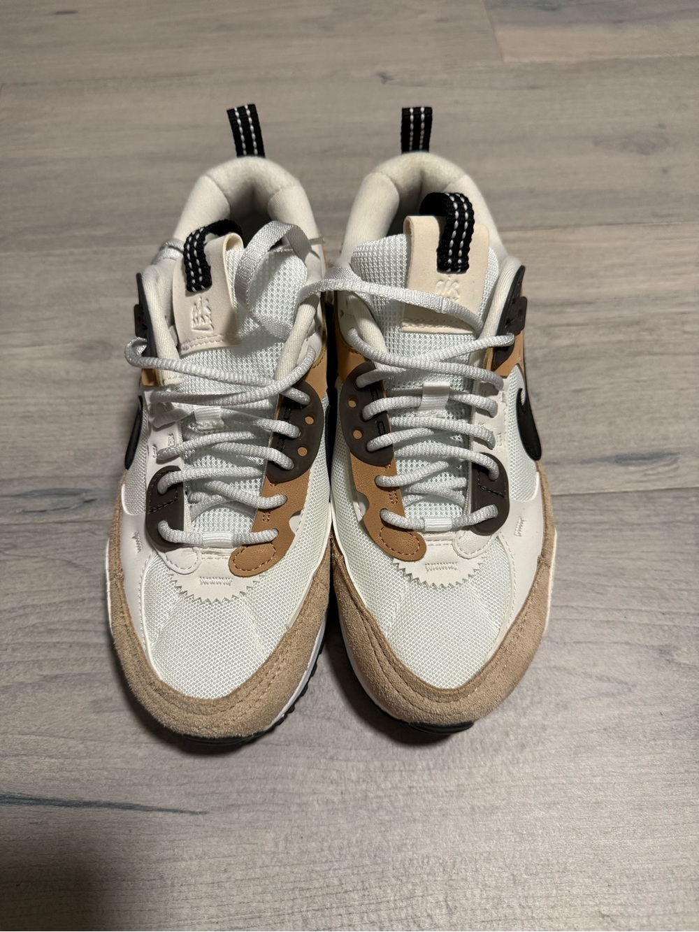 Nike Women’s  White, Tan & Black Casual Sneakers